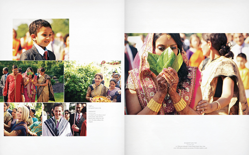 The wedding ceremony is beautiful and colorful with the combined Indian and Jewish traditions for this Pennsylvania wedding