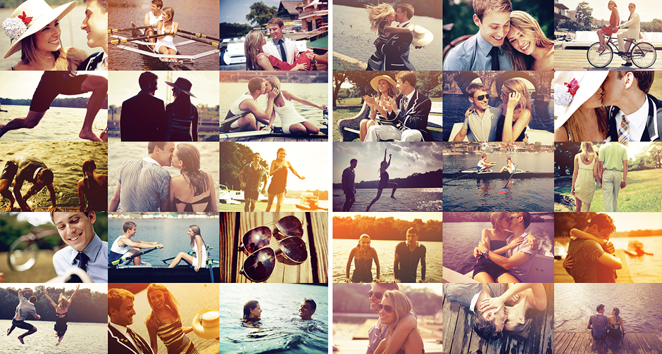 For their engagement shoot, this couple walked, biked, rowed and swam in Philadelphia